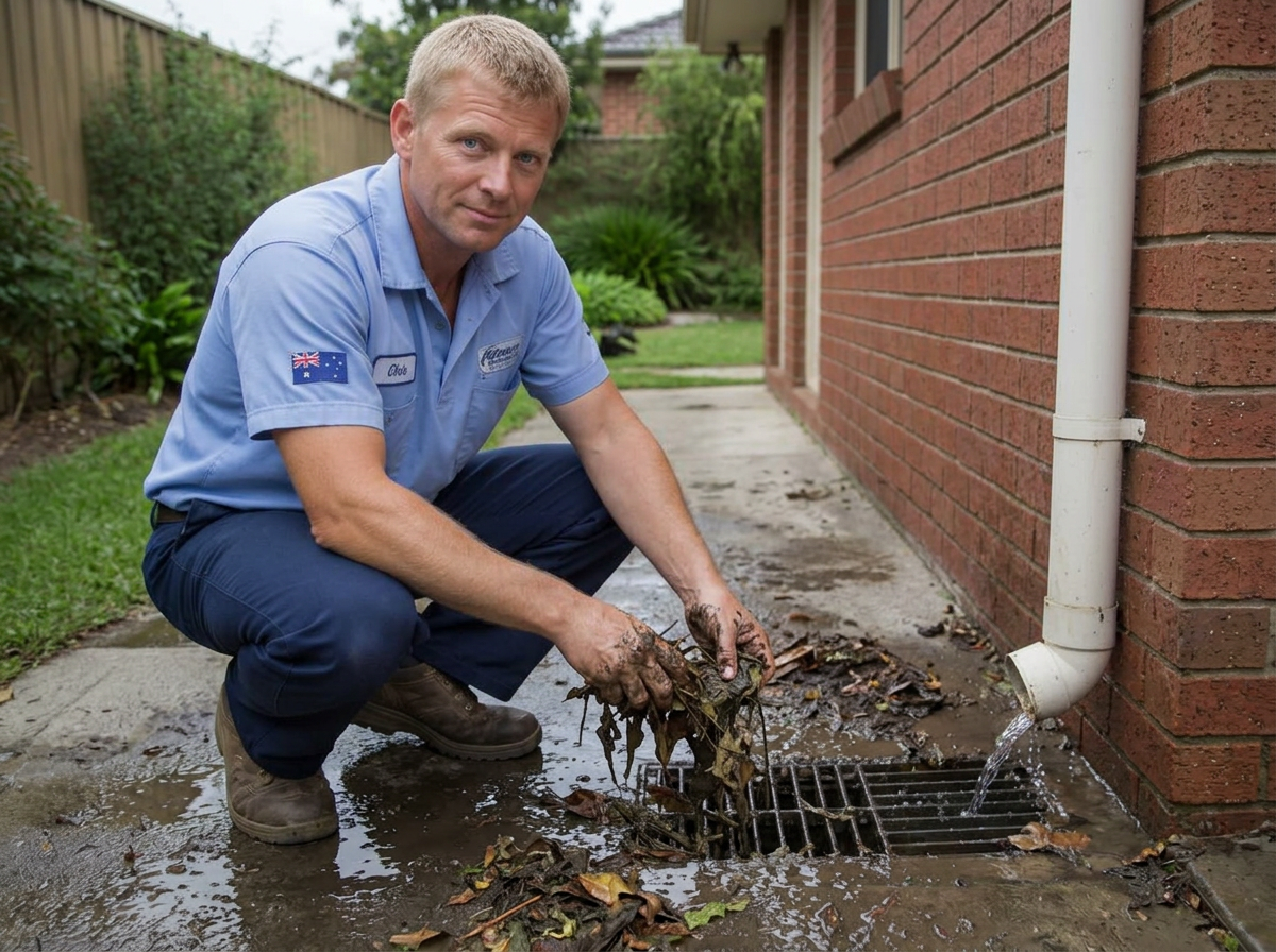 Chris performing stormwater drain clearing in Sydney